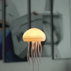 Lampă Jellyfish cu Meduze Plutitoare și Lumini RGB – Alimentare USB/Baterii, Efect Relaxant