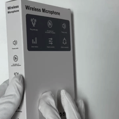 Microfon lavalier profesional omnidirecțional cu jack 3.5 mm – compatibil smartphone, DSLR și PC