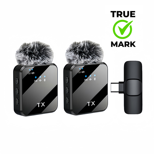Microfon lavalier profesional omnidirecțional cu jack 3.5 mm – compatibil smartphone, DSLR și PC