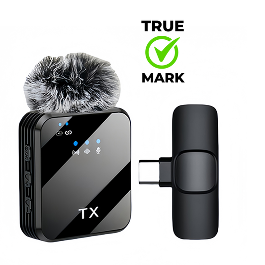 Microfon lavalier profesional omnidirecțional cu jack 3.5 mm – compatibil smartphone, DSLR și PC