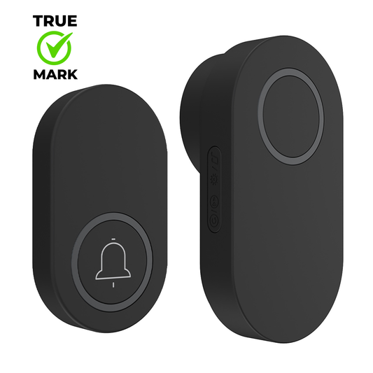 Sonerie Wireless cu 32 Tonuri – Rază 100 m, Volum Reglabil, Instalare Ușoară, Negru