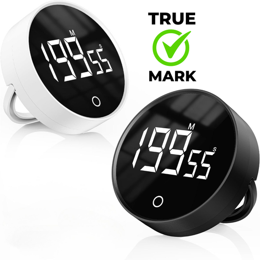 Timer Digital Multifuncțional cu Afișaj LED – Alarmă Sonoră, Magnet