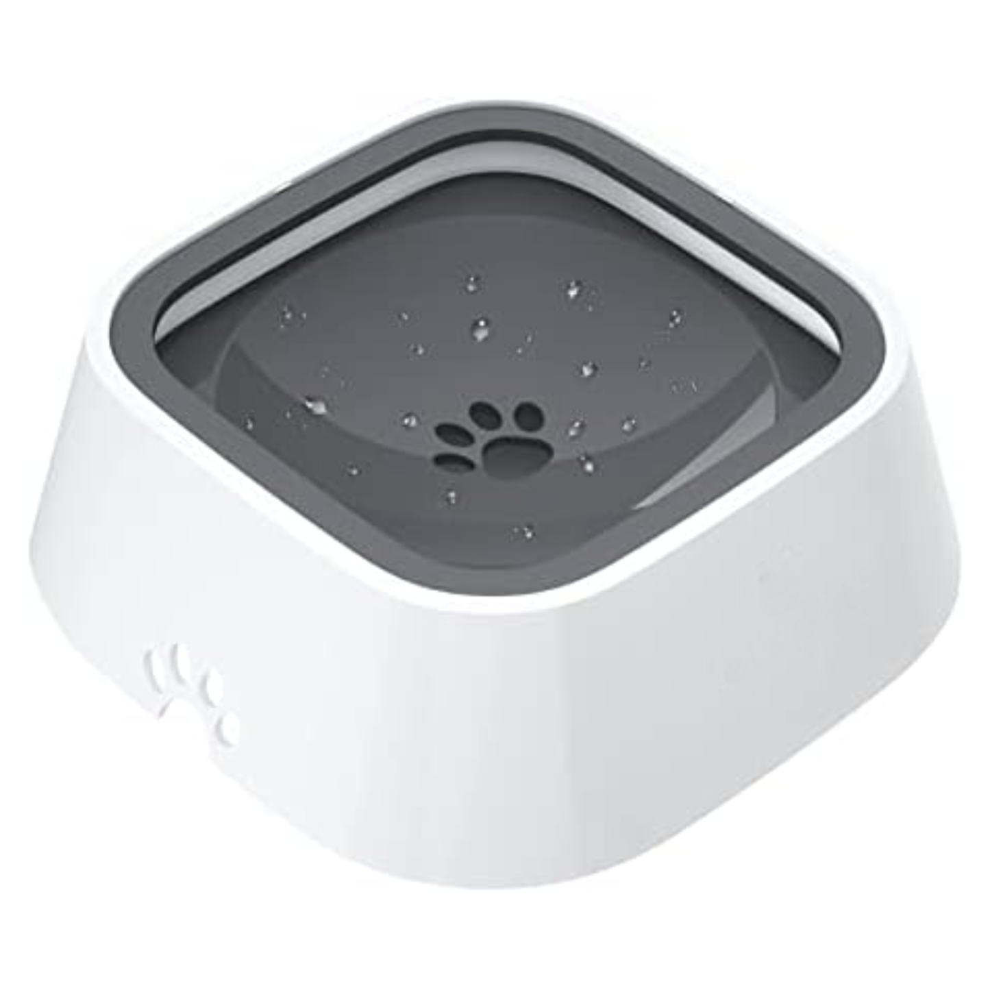 Bol pentru Animale din Fibră de Bambus – Ecologic, Antiderapant, Ușor de Curățat, 15 cm, Alb