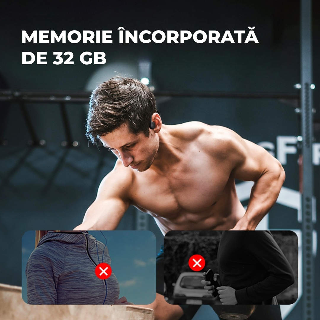 Căști wireless cu microfon, Bluetooth 5.0, noise cancelling și microfon rabatabil – compatibile PC și telefon, negru
