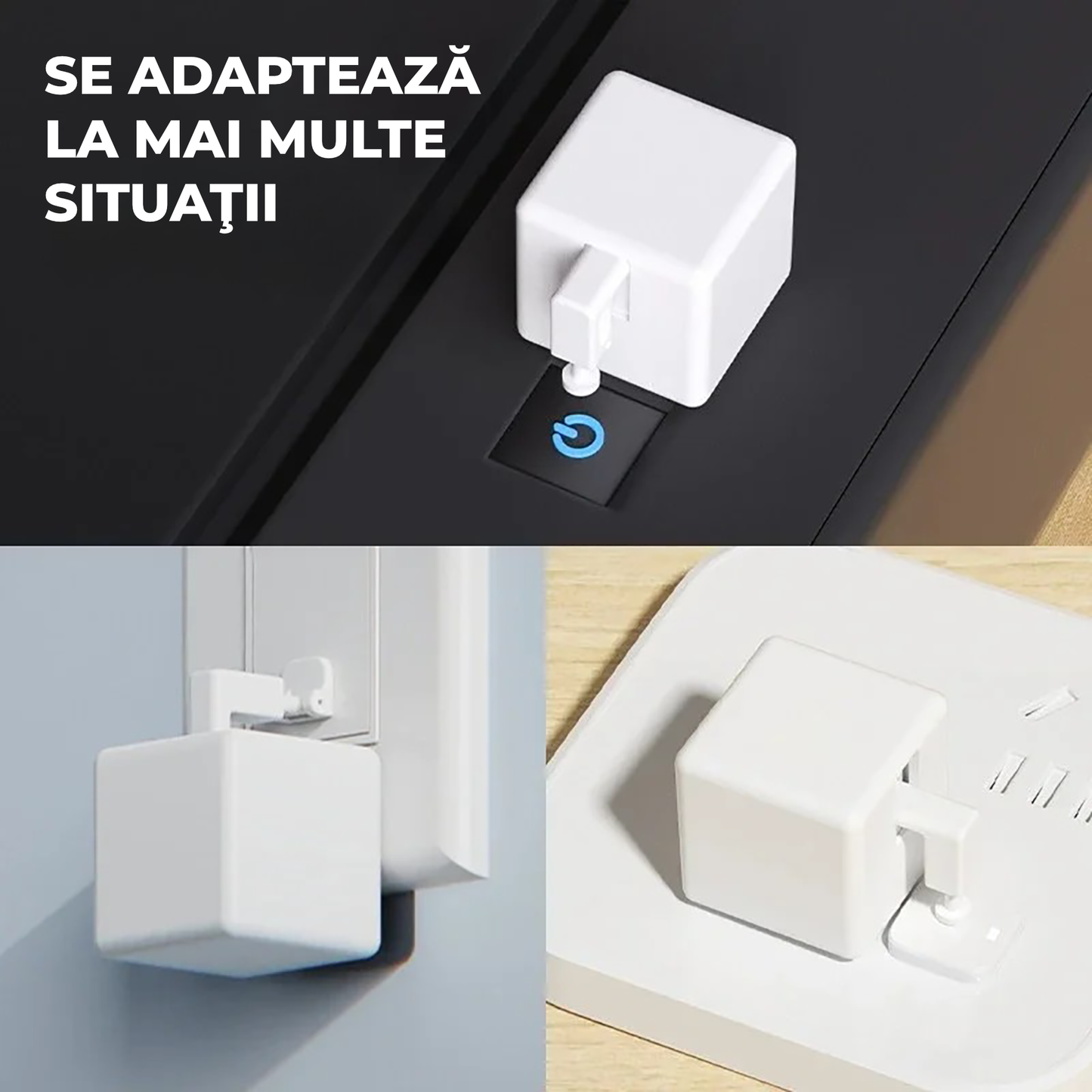 Fingerbot – Robot Inteligent de Apăsare Butoane, Bluetooth, Control Vocal