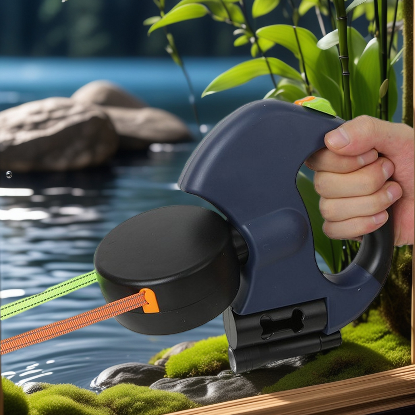 Zgardă ajustabilă pentru câini cu închidere rapidă – material rezistent, design modern