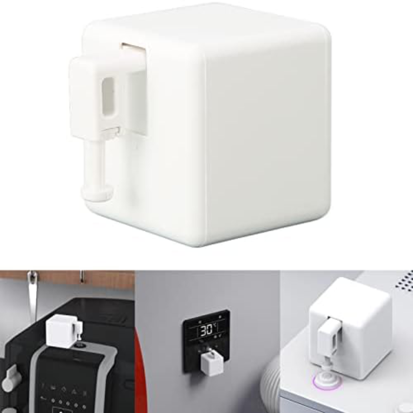 Fingerbot – Robot Inteligent de Apăsare Butoane, Bluetooth, Control Vocal
