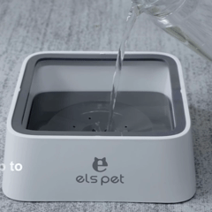 Bol pentru Animale din Fibră de Bambus – Ecologic, Antiderapant, Ușor de Curățat, 15 cm, Alb